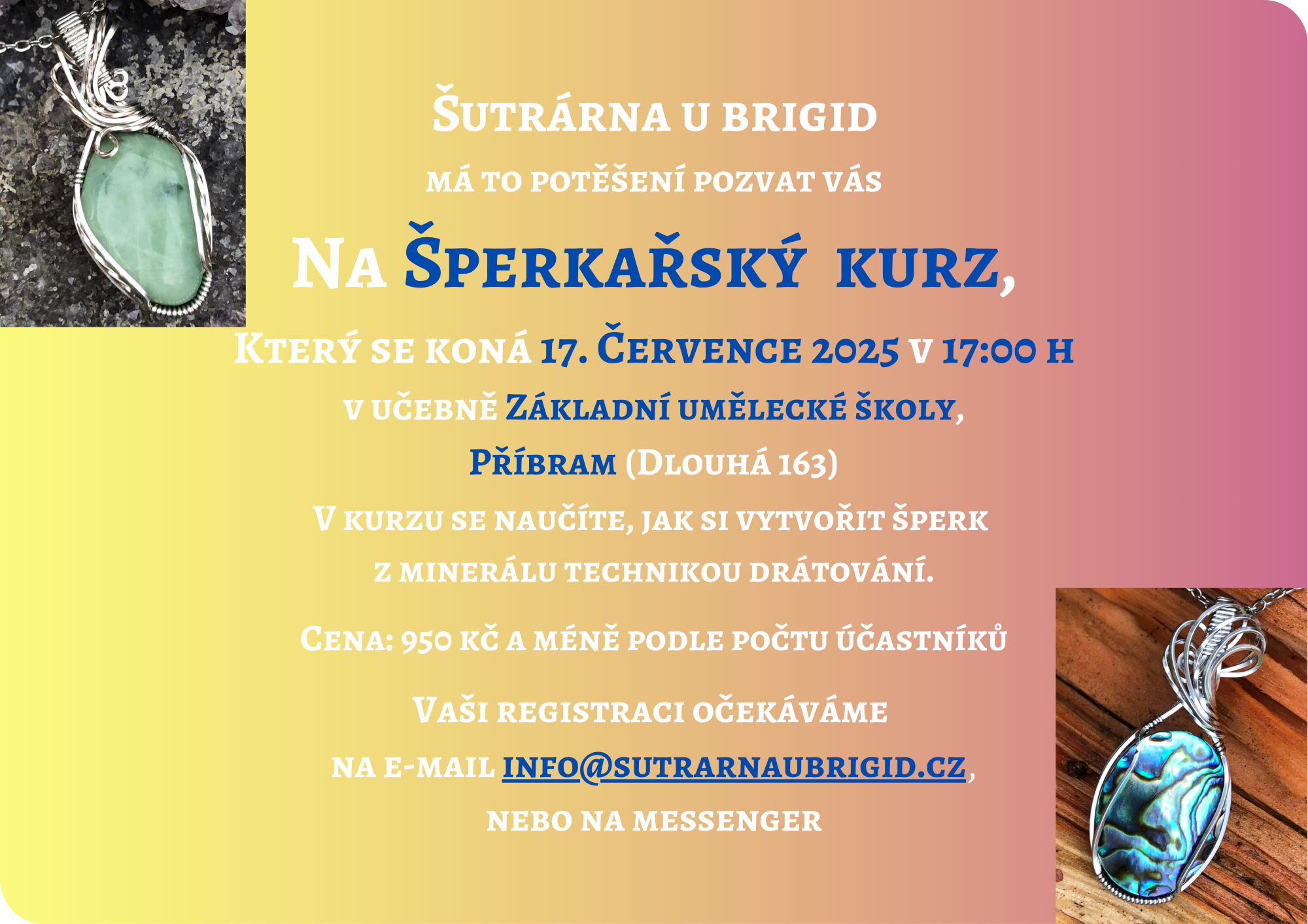 Leták na kurz Příbram (A4 (na šířku))